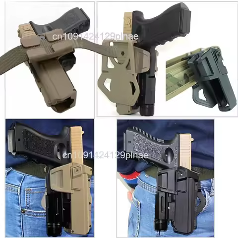 Tactical Pistol Holsters For Airsoft Classic And Special Combat Colt 1911 X300 W*apon Gun Flashlight