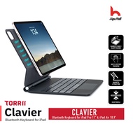 Torrii Clavier Bluetooth Keyboard for iPad Pro 11" &amp; iPad Air 10.9" - Black