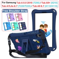 For Samsung Tab A9 8.7 X110 A9+ A9 PlusX210 Tab A7Lite T220 T225 Tab A 8.0 2019 T295 T290 Kids Safe Eva Shockproof Stand Case Cover