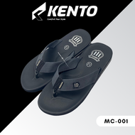 KENTO เคนโตะ รองเท้าสายทอหูคีบ รุ่นMC001-ดำ/เทา ไซส์35-46 ใส่ได้ทุกเพศทุกวัย