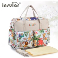 Insular Diaper Bag Multifunctional Baby Diaper Nappy Bag Diaper Travel Bag Diaper Shoulder Bag