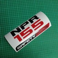 sticker Isuzu NPR 155 safety plus lorry sticker accessories