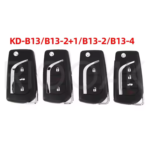 5PCS KD B13 Car Remote Key KD B13-2/B13-2+1 B13-4 Universal Car Key for Toyota Style KD900 B Series 