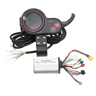 -01 Meter Dashboard LCD Display+48V 20A Brushless Controller Without Hall for Electric Scooter E Bike Accessories