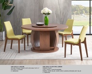 [READY STOCK IN LOCAL MY AS OF JUNE 2022] 1+4 Seater Solid Wood White Dining Set Kayu High Quality W