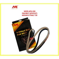 MEAUSU FAN BELT MSFB-6PK-038 6PK2247 Model: NISSAN X-TRAIL T30 / SERENA C24