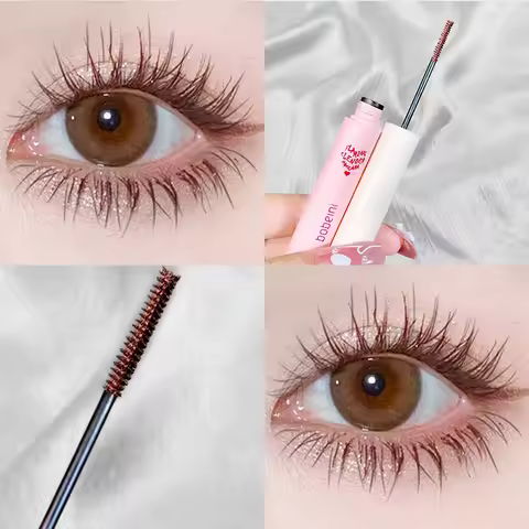 Ultra-fine Mascara Curl Thick Lengthening Eyelash Mascara Waterproof Non-smudge Brown Natural Curlin
