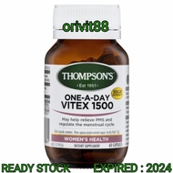 THOMPSONS VITEX 1500MG 60 KAPSUL THOMSON VITEX 1500MG ONE A DAY