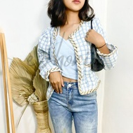 Ephoria | Tiffany BLAZER | Premium KOREAN TWEED BLAZER | Imported WOMEN'S TWEED BLAZER