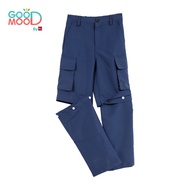 Good Mood by bsc กางเกงคาร์โก้ 2in1 สีกรมท่า สำหรับเด็กอายุ 2-9 ปี ผ้าคอตตอน