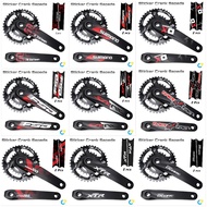 MTB Bike Crank Decal Sticker - MTB Bike Pedal Decal - Downhill Mountain Bike Pedal Sticker