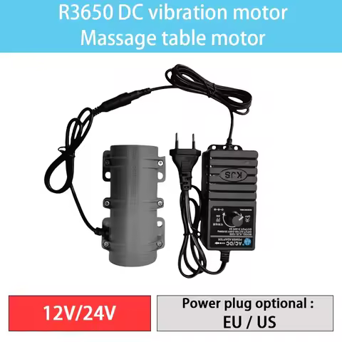 DC 12V/24v vibration motor massage medical bed vibrator double eccentric vibration equipment vibrati
