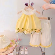 Live Supply Children 2026 Baby Girl Sleeveless Suit Children Trendy Two-Piece Suit 2026.7.19z0910a1