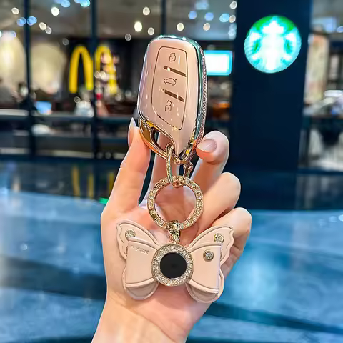 Luxury Floating Glitter Diamond Quicksand TPU Key Cover Fit MG MG4 MG5 MG6 MG3 MG7 ZS EV HS EHS ZX G
