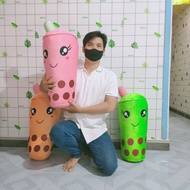 GẤU BÔNG TRÀ SỮA DÀI 70CM VẢI MINISO HÀN QUỐC MỀM MỊN CUTE