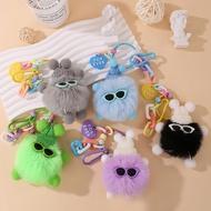 GANTUNGAN Cartoon Plush Elf Keychain Pendant Accessories Adorable Pet Small Briquette Pendant