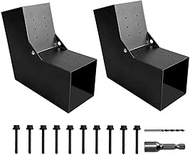 15 Degree Pergola DIY Bracket Kits,2-Way L Shaped Corner Brackets for 6" x 6"(Actual:5.5" x 5.5") Lu