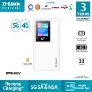 D-Link DWR-900V 5G Mobile Router Wi-Fi Hostpot | 5G NR SA and NSA MiFi | 5G/4G/LTE | 10000mAH | upto