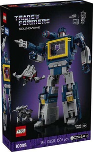 LEGO 10358 Transformers: Soundwave (Icons) ของแท้ 100% มือหนึ่งกล่องสวยพร้อมส่ง