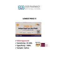 ALLTest COVID-19 Antigen Rapid Test Kit (Oral Fluid) Saliva 1's (EXP DATE: 10/2024)