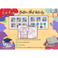 Button Shirt Activity| Educational Materials | Brain Games | Busy Book