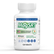 Jigsaw Health MagSRT | Magnesium Supplement with Vitamin B6, Folate & B12 | 120 Tablets | 30 Serving