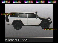 LL8225 Mitsubishi Pajero V Series Fiber Fender Arch (FL1 FL2 RL1 RL2 RR1 RR2) Body kit Bodykit