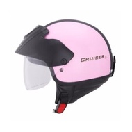 Original SGV Cruiser Visorex Helmet Topi Separuh SIRIM Motor ( Pink )