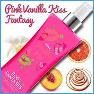 ۩ ☈ ◭ BODY FANTASIES Pink Vanilla Kiss Fantasy Body Spray 236ml