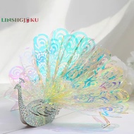 [linshgjkuS] 2024 3D Peacock Birthday Christmas Card Pop-up Greeg Cards Postcard Party Wedding Invitation Decorations Creative Girl Gift [NEW]