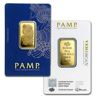 PAMP Suisse Gold Bar - Lady Fortuna 999.9 [20 gram] GET FREE MYSTERY GIFT