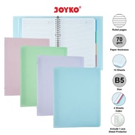 Binder Note, Loose Leaf Folder B5 Pastel Large JOYKO B5-MHPT-143