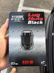 KYO-EI F100SB 黑色車輪螺絲 M14xP1.5 21HEX