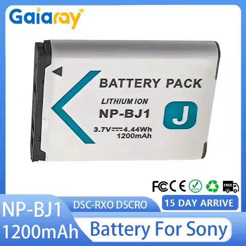 NP-BJ1 Battery 1200mAh NPBJ1 NP BJ1 Rechargeable Batteries for Sony DSC-RXO DSCRO RX0M2 RX0 RX0II Di