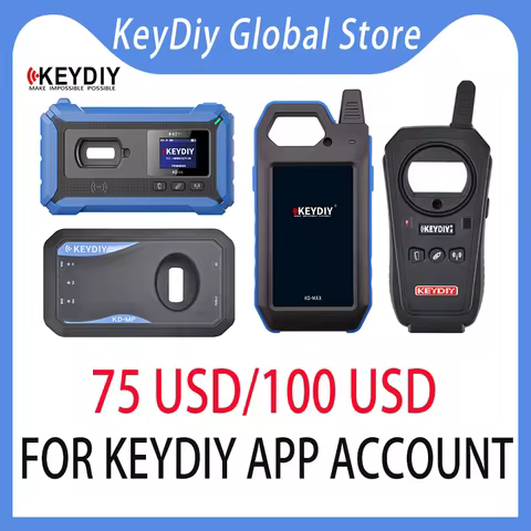 Recharge link For 5C 5D KEYDIY KD APP Account 75USD/100USD Activating 5C 5D G chassis BDC2 BDC3 MLB 
