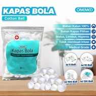 Cotton ball packaging biru contents 120 pcs health cotton/ cotton ball/ cotton/