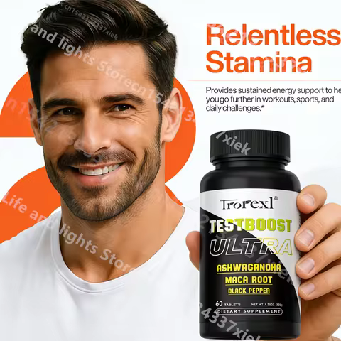 Ultra Test Boost Ultra Supplement for Men Organic Awandashanda Maca Natural Energy, Stamina, and Str