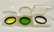 Leica E39 filters black rim (yellow sold)