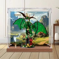 [Transparent Display Box] Phantom Ninja Guardian Dragon Acrylic Display Box Suitable for Lego 71847 