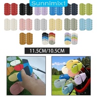 [Sunnimix1] Trendy PU Leather Golf Iron Cover Set Impact Resistant Headcovers for Golf Training Acce