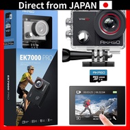 AKASO EK7000 Pro 4K Action Camera with Touchscreen, 20MP, Type-C Microphone Support, Stabilization, 
