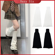 Y2k Baddie Knitted Leg Warmers Stacked Socks Spring Lolita Style Knit Leggings Jk Uniform Socks