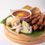 Raw Satay with Sauce