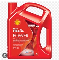 น้ำมันเครื่อง shell helix power 0w40 สำหรับเครื่องยนต์เบนซิล