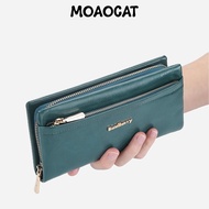 Korean Style Long Wallet Women Fashion Zipper Wallet Purse Woman PU Leather Multi Card Slot No 97