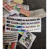 Oz racing rim cutting sticker