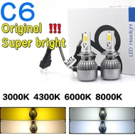 2Pieces Original C6 LED H4/H1/H7/H11/9006/9005 Car Headlight Bulbs Auto Headlamp