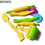 WONDE Playdough Model Tool, Plastic 3D 3D Plasticine Tools, Slime Toy Tool Kit Colorful Deluxe Set P