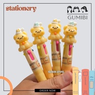 BUTTER BEAR PRINT PENS CONTAINS 4 COLORS OF MECHANICAL GEL PENS 4 COLOR BUTTER BEAR PREMIUM PRINT PE