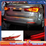 【BM】2PCS Car Red Len Led Rear Bumper Reflector LED Brake Light Tail Fog Lamp for Kia K3 Cerato Forte 2012-2016